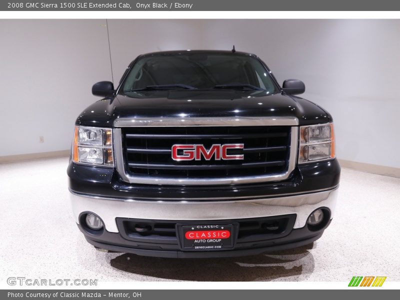 Onyx Black / Ebony 2008 GMC Sierra 1500 SLE Extended Cab