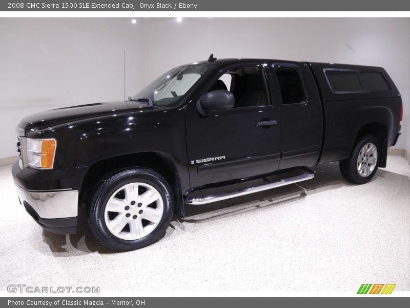 Onyx Black / Ebony 2008 GMC Sierra 1500 SLE Extended Cab