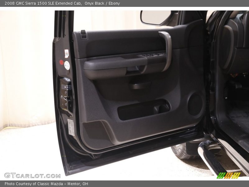 Onyx Black / Ebony 2008 GMC Sierra 1500 SLE Extended Cab