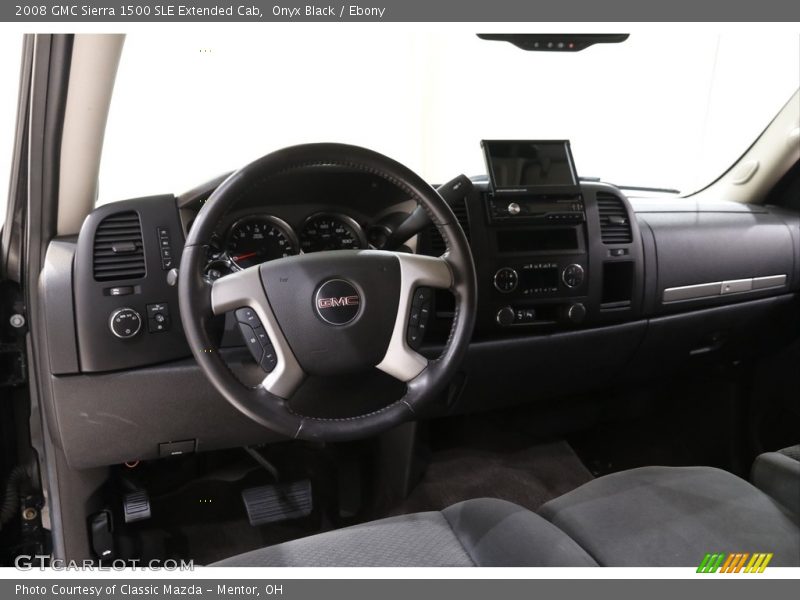 Onyx Black / Ebony 2008 GMC Sierra 1500 SLE Extended Cab