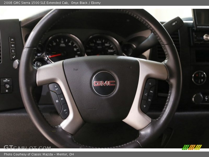 Onyx Black / Ebony 2008 GMC Sierra 1500 SLE Extended Cab
