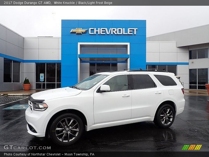 White Knuckle / Black/Light Frost Beige 2017 Dodge Durango GT AWD