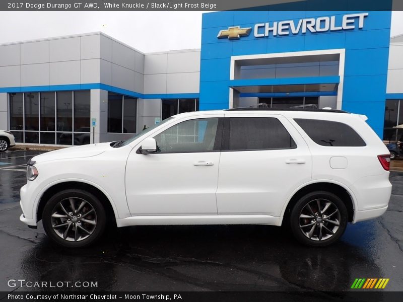White Knuckle / Black/Light Frost Beige 2017 Dodge Durango GT AWD