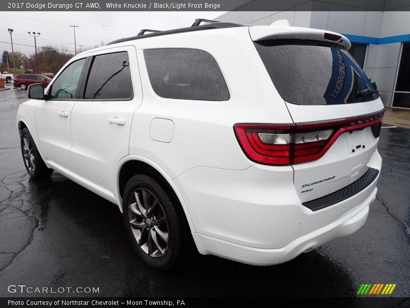 White Knuckle / Black/Light Frost Beige 2017 Dodge Durango GT AWD