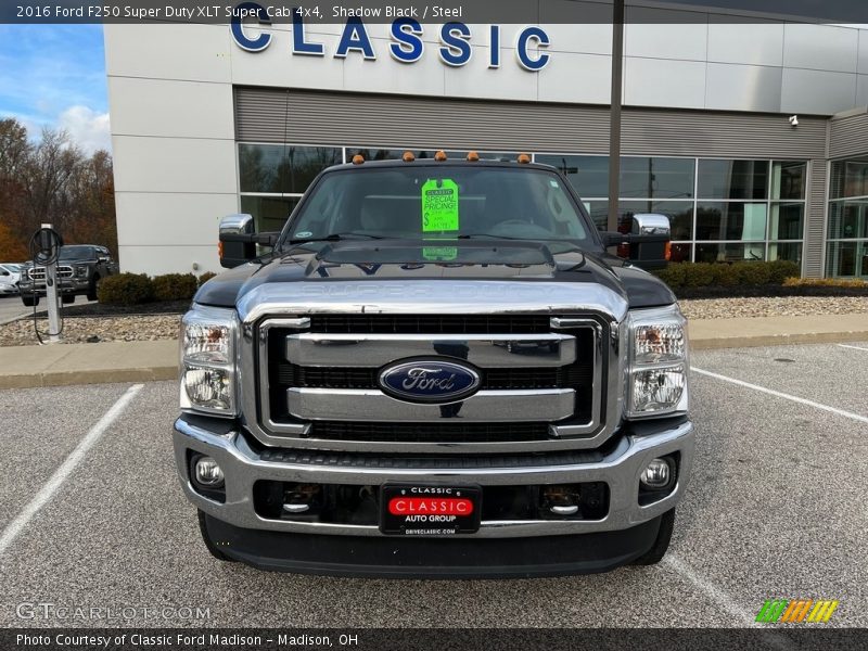 Shadow Black / Steel 2016 Ford F250 Super Duty XLT Super Cab 4x4