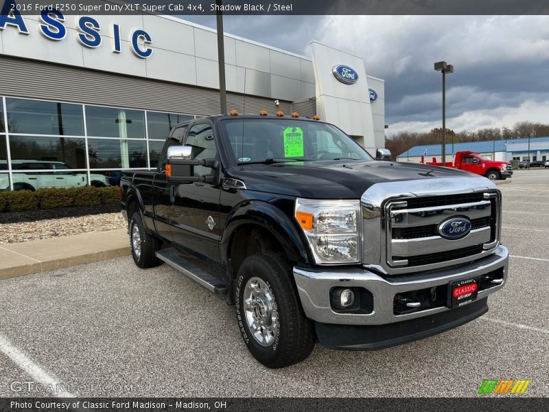 Shadow Black / Steel 2016 Ford F250 Super Duty XLT Super Cab 4x4
