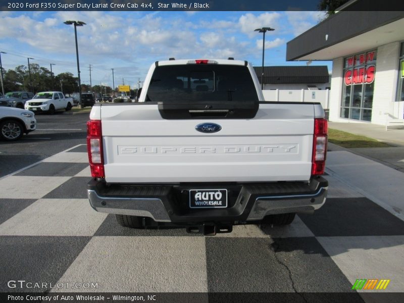 Star White / Black 2020 Ford F350 Super Duty Lariat Crew Cab 4x4