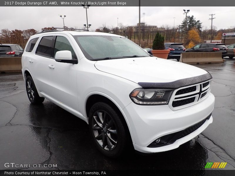 White Knuckle / Black/Light Frost Beige 2017 Dodge Durango GT AWD