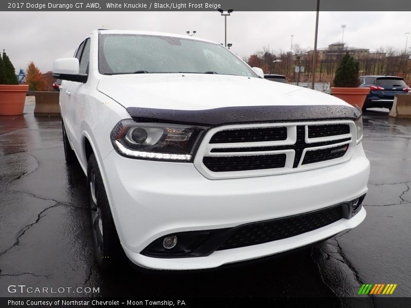 White Knuckle / Black/Light Frost Beige 2017 Dodge Durango GT AWD