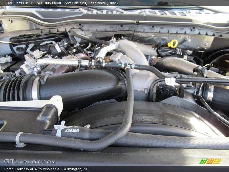 Star White / Black 2020 Ford F350 Super Duty Lariat Crew Cab 4x4