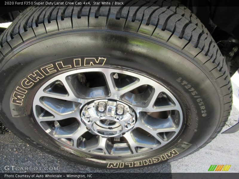 Star White / Black 2020 Ford F350 Super Duty Lariat Crew Cab 4x4
