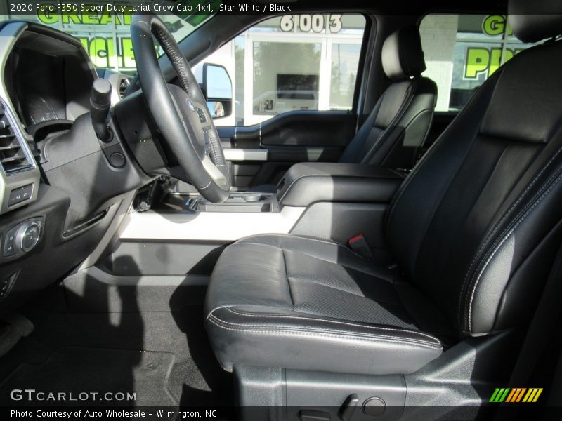 Star White / Black 2020 Ford F350 Super Duty Lariat Crew Cab 4x4