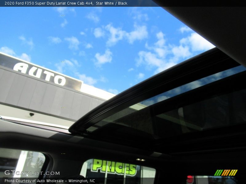 Star White / Black 2020 Ford F350 Super Duty Lariat Crew Cab 4x4