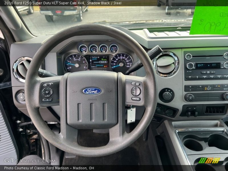  2016 F250 Super Duty XLT Super Cab 4x4 Steering Wheel
