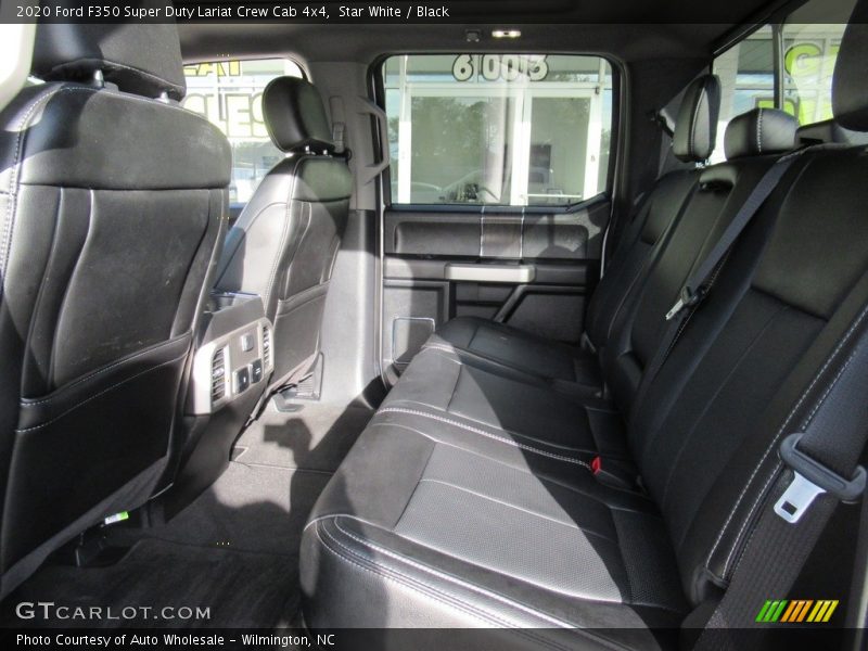 Star White / Black 2020 Ford F350 Super Duty Lariat Crew Cab 4x4
