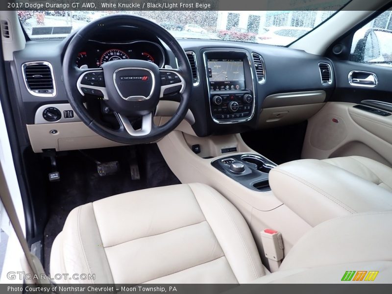 White Knuckle / Black/Light Frost Beige 2017 Dodge Durango GT AWD