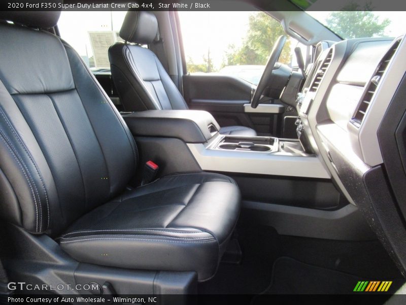 Star White / Black 2020 Ford F350 Super Duty Lariat Crew Cab 4x4