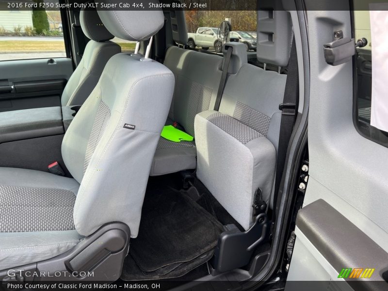 Rear Seat of 2016 F250 Super Duty XLT Super Cab 4x4