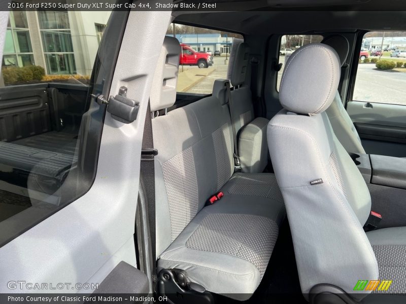 Rear Seat of 2016 F250 Super Duty XLT Super Cab 4x4
