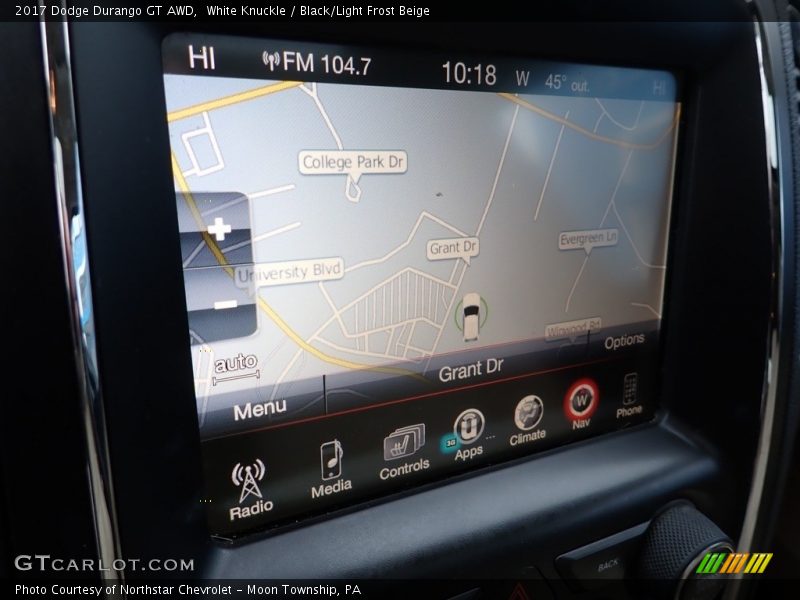 White Knuckle / Black/Light Frost Beige 2017 Dodge Durango GT AWD