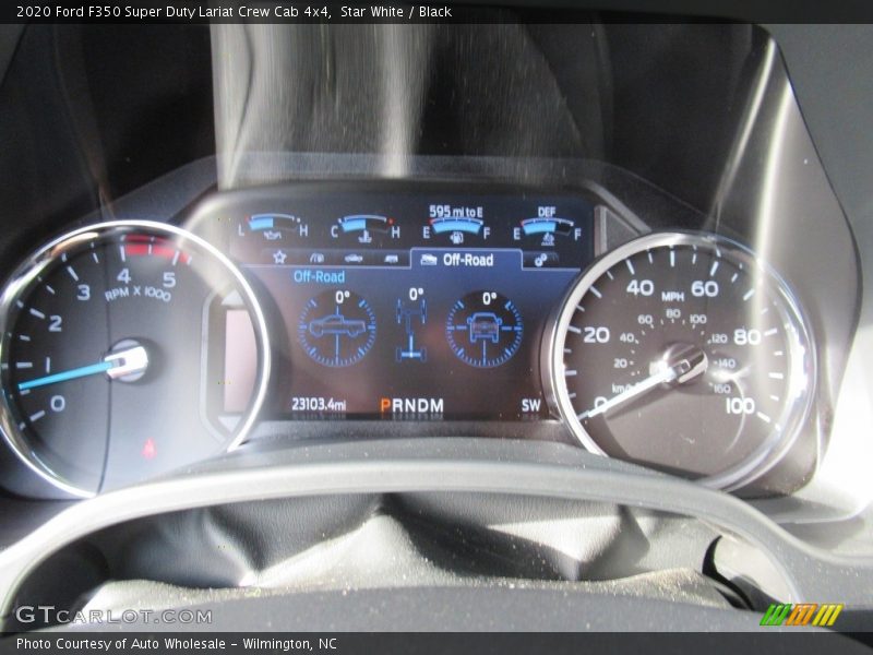 Star White / Black 2020 Ford F350 Super Duty Lariat Crew Cab 4x4