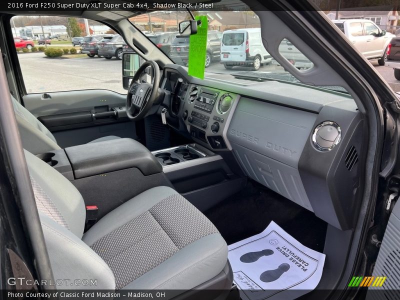 Front Seat of 2016 F250 Super Duty XLT Super Cab 4x4
