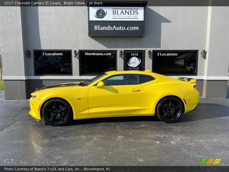 Bright Yellow / Jet Black 2017 Chevrolet Camaro SS Coupe