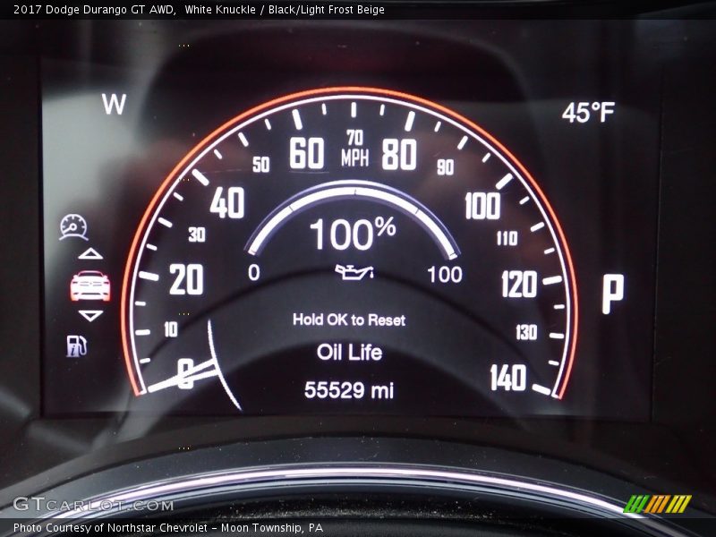 White Knuckle / Black/Light Frost Beige 2017 Dodge Durango GT AWD