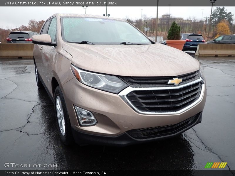 Sandy Ridge Metallic / Jet Black 2019 Chevrolet Equinox LT AWD