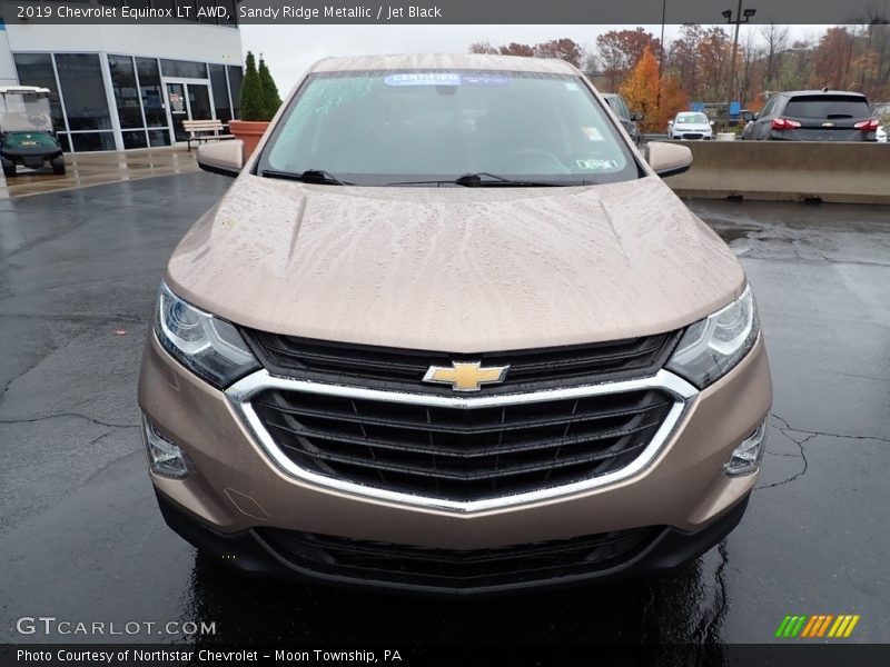 Sandy Ridge Metallic / Jet Black 2019 Chevrolet Equinox LT AWD