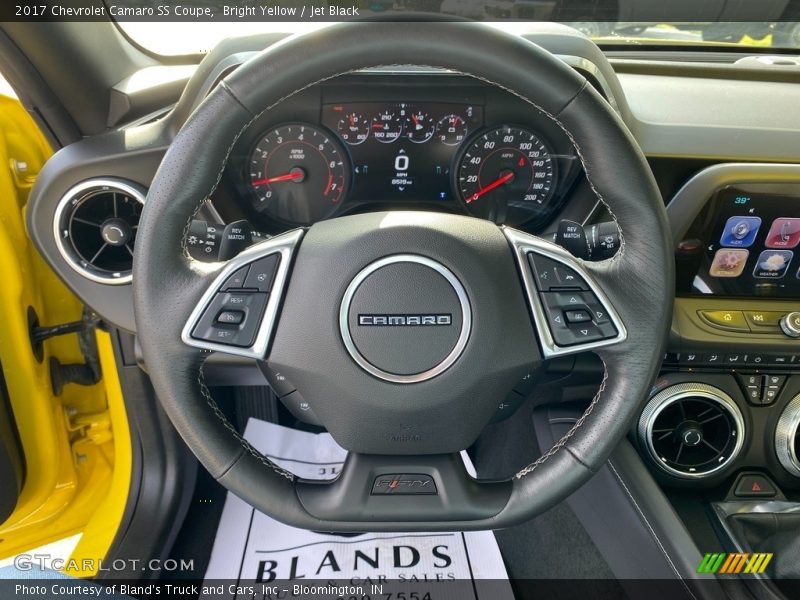 Bright Yellow / Jet Black 2017 Chevrolet Camaro SS Coupe