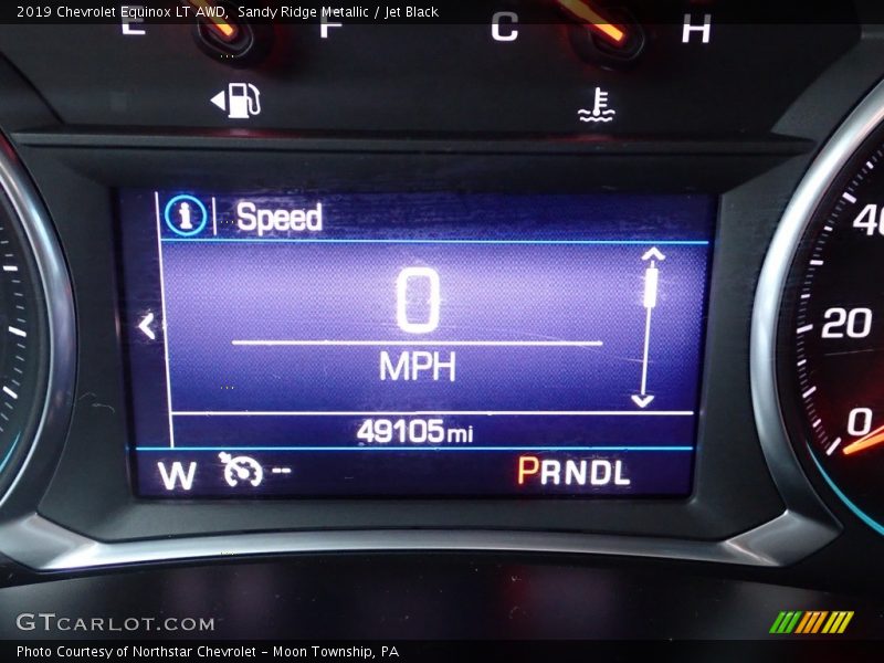 Sandy Ridge Metallic / Jet Black 2019 Chevrolet Equinox LT AWD