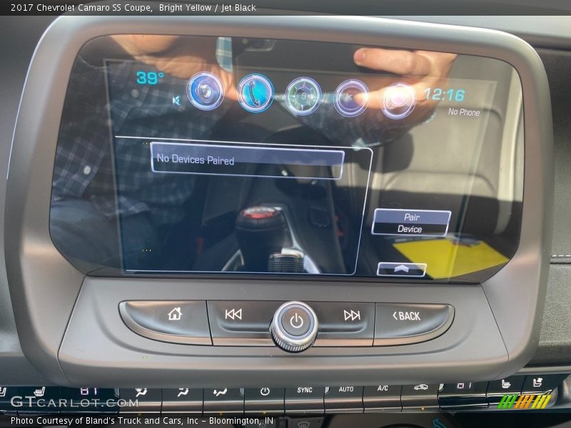 Bright Yellow / Jet Black 2017 Chevrolet Camaro SS Coupe