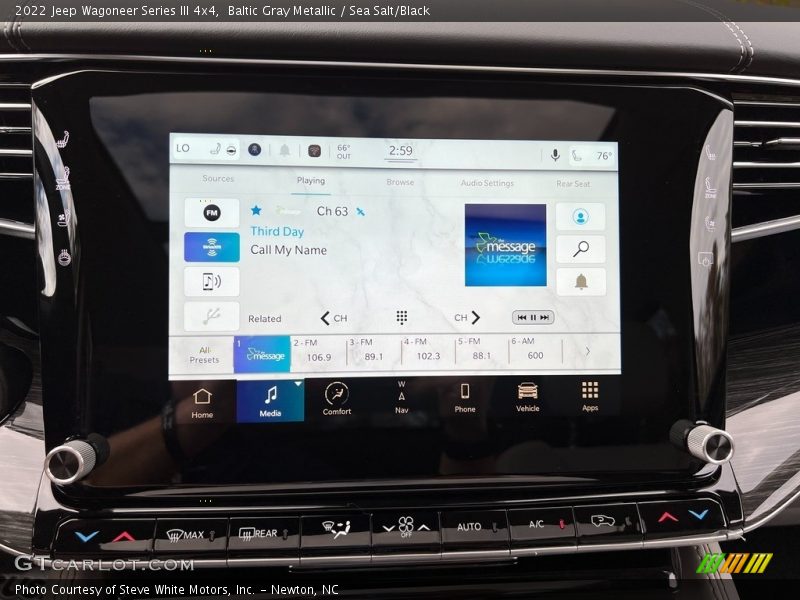 Controls of 2022 Wagoneer Series III 4x4