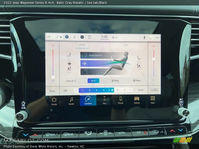 Controls of 2022 Wagoneer Series III 4x4