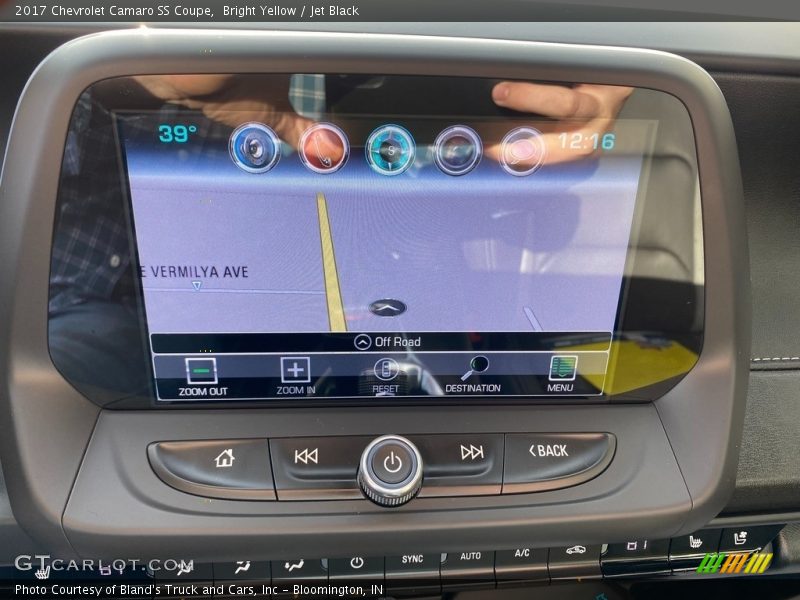 Bright Yellow / Jet Black 2017 Chevrolet Camaro SS Coupe