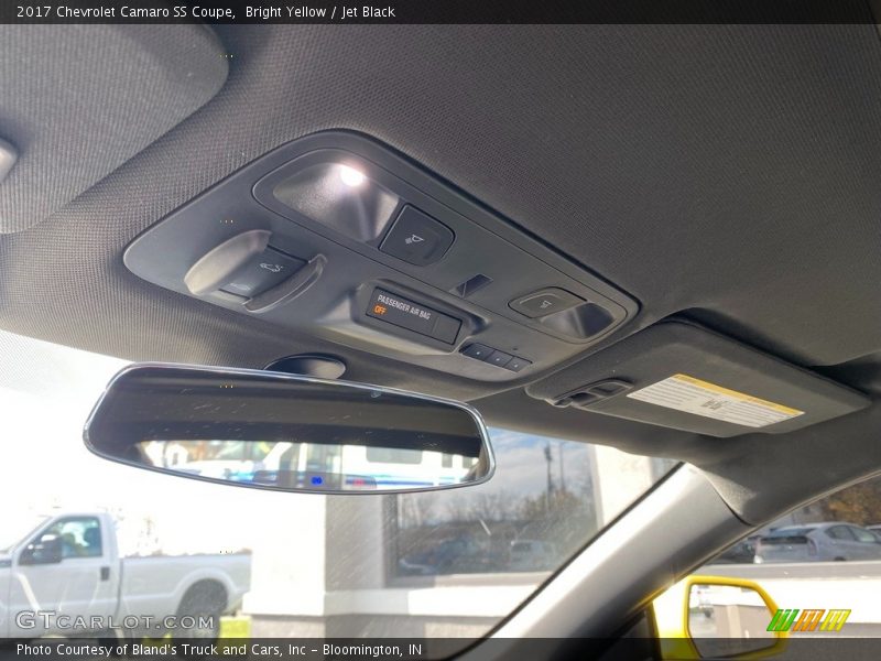 Bright Yellow / Jet Black 2017 Chevrolet Camaro SS Coupe