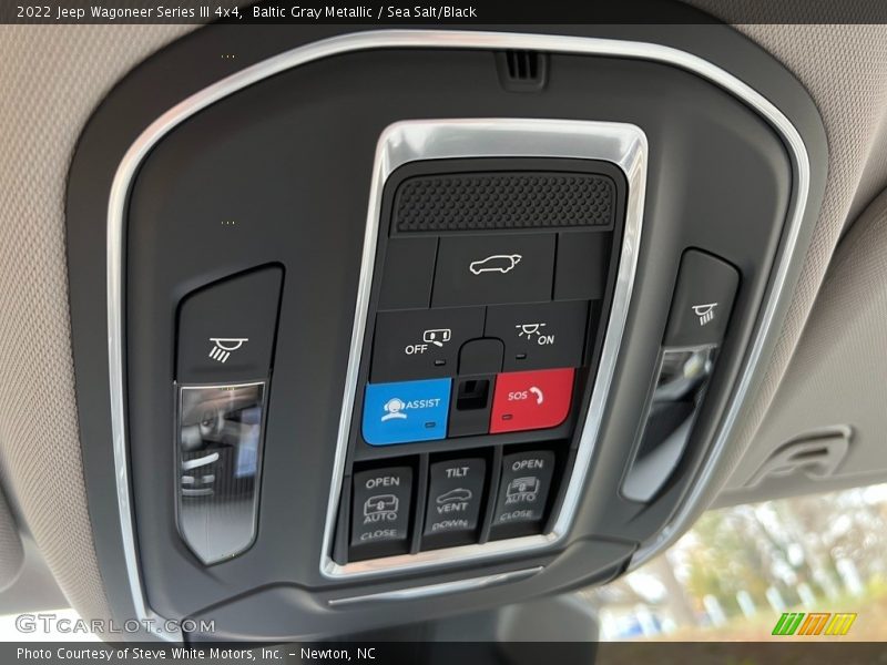 Controls of 2022 Wagoneer Series III 4x4