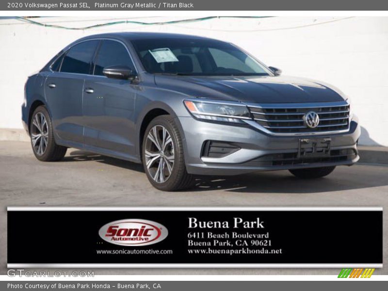 Platinum Gray Metallic / Titan Black 2020 Volkswagen Passat SEL