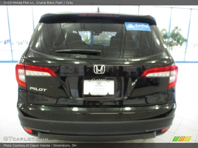 Crystal Black Pearl / Gray 2019 Honda Pilot LX