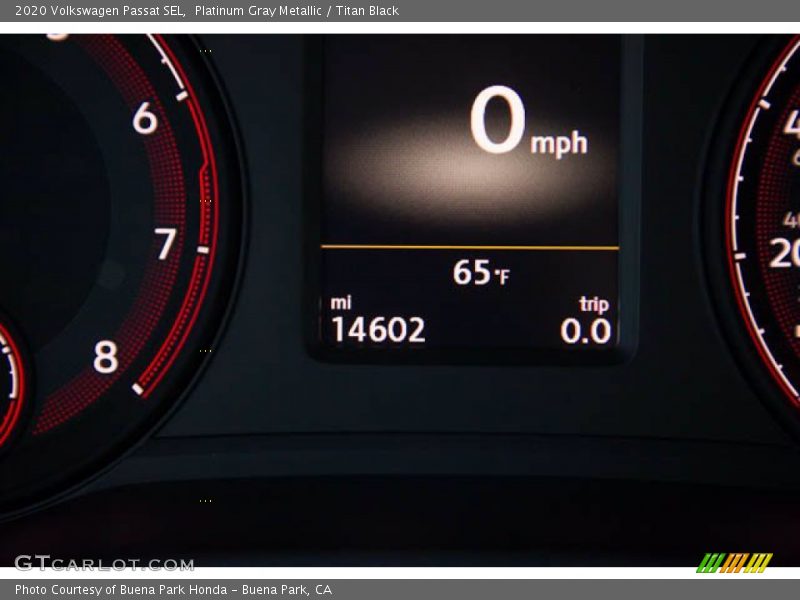 Platinum Gray Metallic / Titan Black 2020 Volkswagen Passat SEL