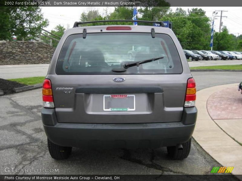 Dark Shadow Grey Metallic / Medium Graphite 2002 Ford Escape XLS V6