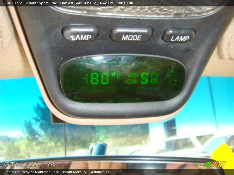Harvest Gold Metallic / Medium Prairie Tan 2001 Ford Explorer Sport Trac