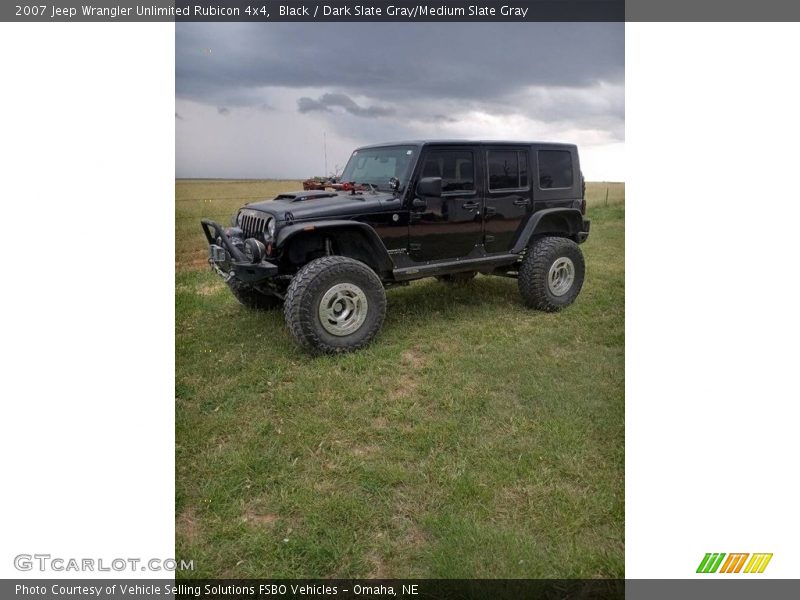 Black / Dark Slate Gray/Medium Slate Gray 2007 Jeep Wrangler Unlimited Rubicon 4x4