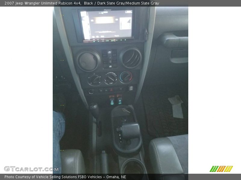 Black / Dark Slate Gray/Medium Slate Gray 2007 Jeep Wrangler Unlimited Rubicon 4x4