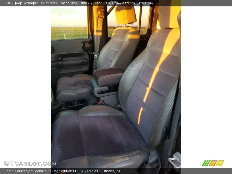 Black / Dark Slate Gray/Medium Slate Gray 2007 Jeep Wrangler Unlimited Rubicon 4x4