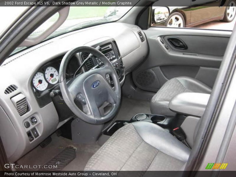 Dark Shadow Grey Metallic / Medium Graphite 2002 Ford Escape XLS V6