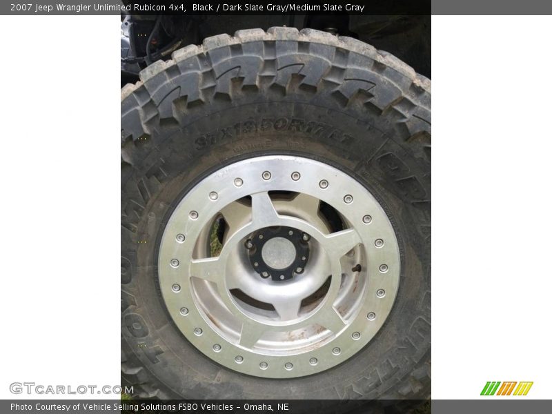 Black / Dark Slate Gray/Medium Slate Gray 2007 Jeep Wrangler Unlimited Rubicon 4x4
