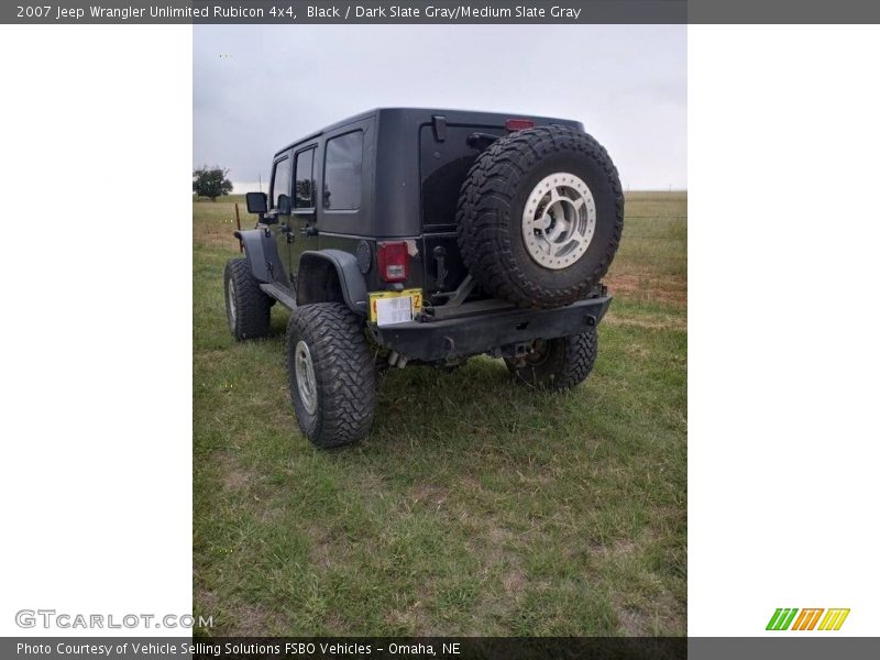 Black / Dark Slate Gray/Medium Slate Gray 2007 Jeep Wrangler Unlimited Rubicon 4x4