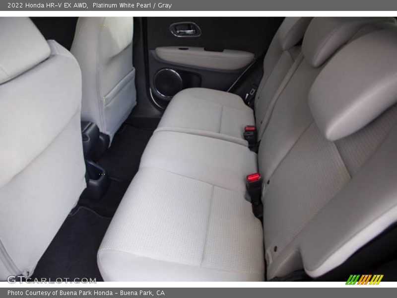 Platinum White Pearl / Gray 2022 Honda HR-V EX AWD